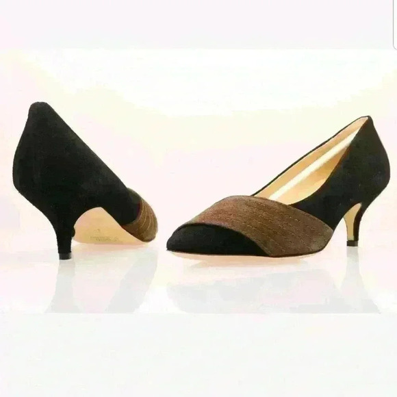 Simply Soles Layla Black Chocolate Suede Heel - Picture 4 of 6